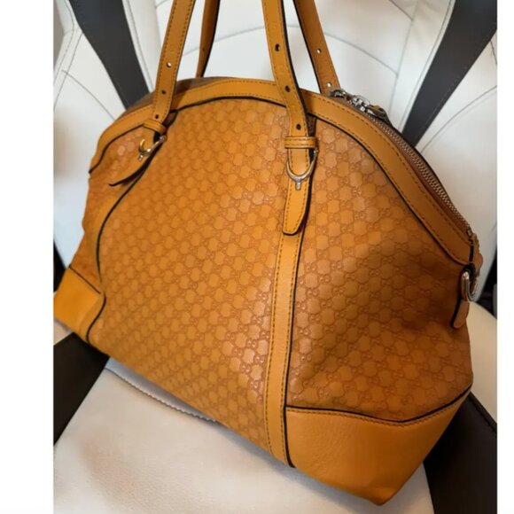 Gucci Microguccissima Dome bag in tangerine leather - EUC - Picture 5 of 9